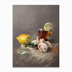 Tea And Shells Canvas Print