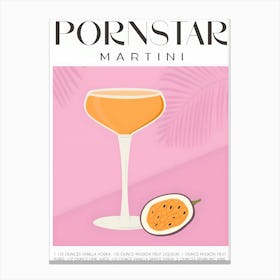 Pornstar Martini 1 Canvas Print