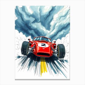 Racing Car 1 Canvas Print