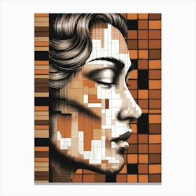 Woman'S Face 9 Canvas Print