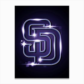 San Diego Padres Logo Canvas Print