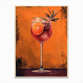 Aperol Spritz Art Print 385 Canvas Print