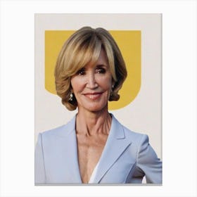 Felicity Huffman Retro Collage Movies Canvas Print