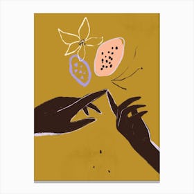 Love Seeds Hands Canvas Print