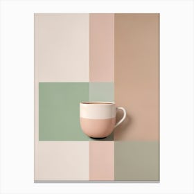 Pastel Mug Canvas Print