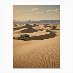 Sand Dunes Canvas Print