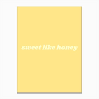 Sweet Like Honey Canvas Print