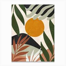 Tropical Leaves Canvas Print Canvas Print