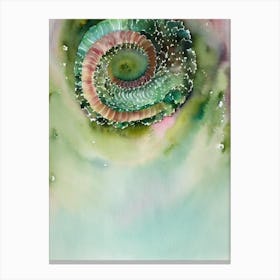 Giant Tube Worm Storybook Watercolour Canvas Print