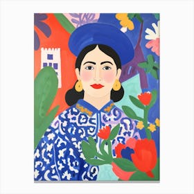 Asian Woman 10 Canvas Print