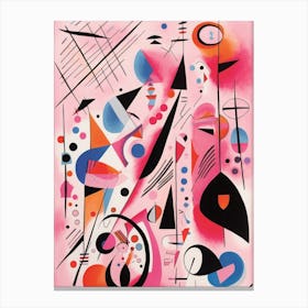 Pink Rhythms Canvas Print