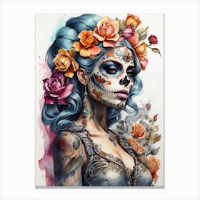 Day Of The Dead Girl Canvas Print