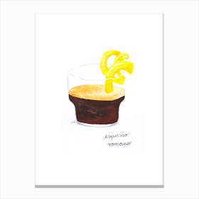 Espresso Romano Canvas Print