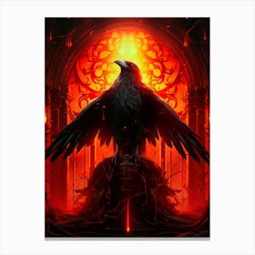 Raven 1 Canvas Print