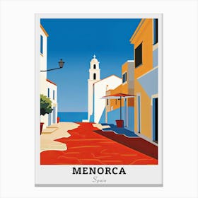 Menorca, Spain Travel Canvas Print