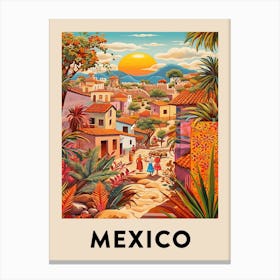 Vintage Travel Poster Mexico 9 Canvas Print