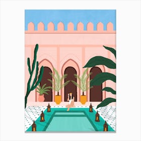 Marrakech Riad Morocco II Canvas Print