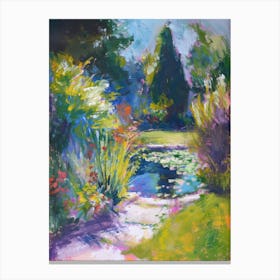  Floral Garden Fairy Pond 1 Canvas Print