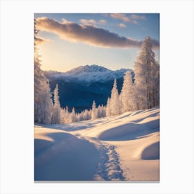 Winter Is Commeing (2) Canvas Print