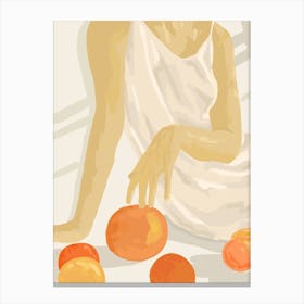 Tangerine Grace Canvas Print
