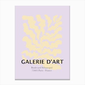 Lavender Galerie Abstract Canvas Print