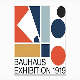 Bauhaus Exhibition 1 Canvas Print