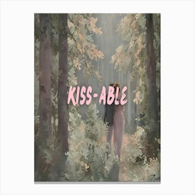 Kissable Canvas Print