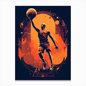 Basketball Player 43 Canvas Print