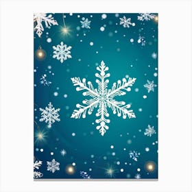 An Ornate Fanciful Christmas Frame Rich In Holiday Decor Where Details Of Garlands Ornaments An Canvas Print