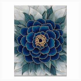 Blue Flower Canvas Print