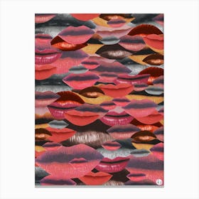 Lips Canvas Print