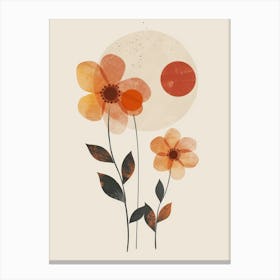 Flowers In The Sun Canvas Print