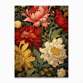 Floral Wallpaper 13 Canvas Print