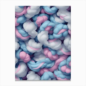 Cotton Candy Wallpaper Canvas Print