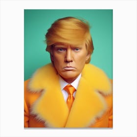 Donald Trump Fashion Art Canvas Print