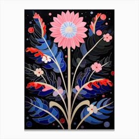 Cineraria 1 Hilma Af Klint Inspired Flower Illustration Canvas Print