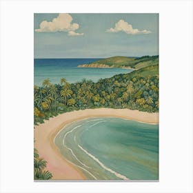 Tropical Bay 1 Canvas Print