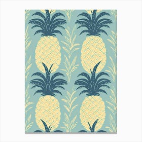 Pineapples Illustration 2 Canvas Print