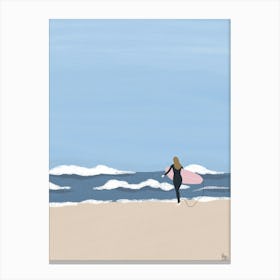 Surfer Girl Canvas Print