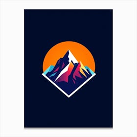 Alpine Illustration No Stampe su tela