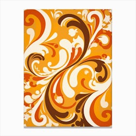 Abstract Swirls 1 Canvas Print