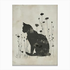 Cat In The Meadow Canvas Print Canvas Print