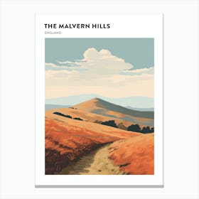 The Malvern Hills England 1 Hiking Trail Landscape Poster Canvas Print