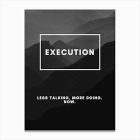 Execution Canvas Print