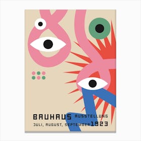 Bauhaus Funky Geometrics Canvas Print