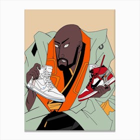 emperor sneakers abloh Canvas Print