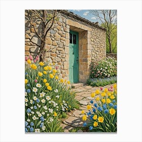 Garden Cottage Canvas Print