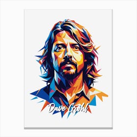 Dave Grohl Foo Fighter 01 Canvas Print