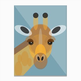 Geometric Giraffe Canvas Print