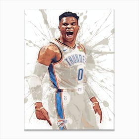 Russell Westbrook Oklahoma City Thunder Canvas Print